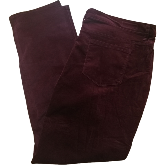 🐞 42W, maroon cotton blend pants by DB - Picture 4 of 6